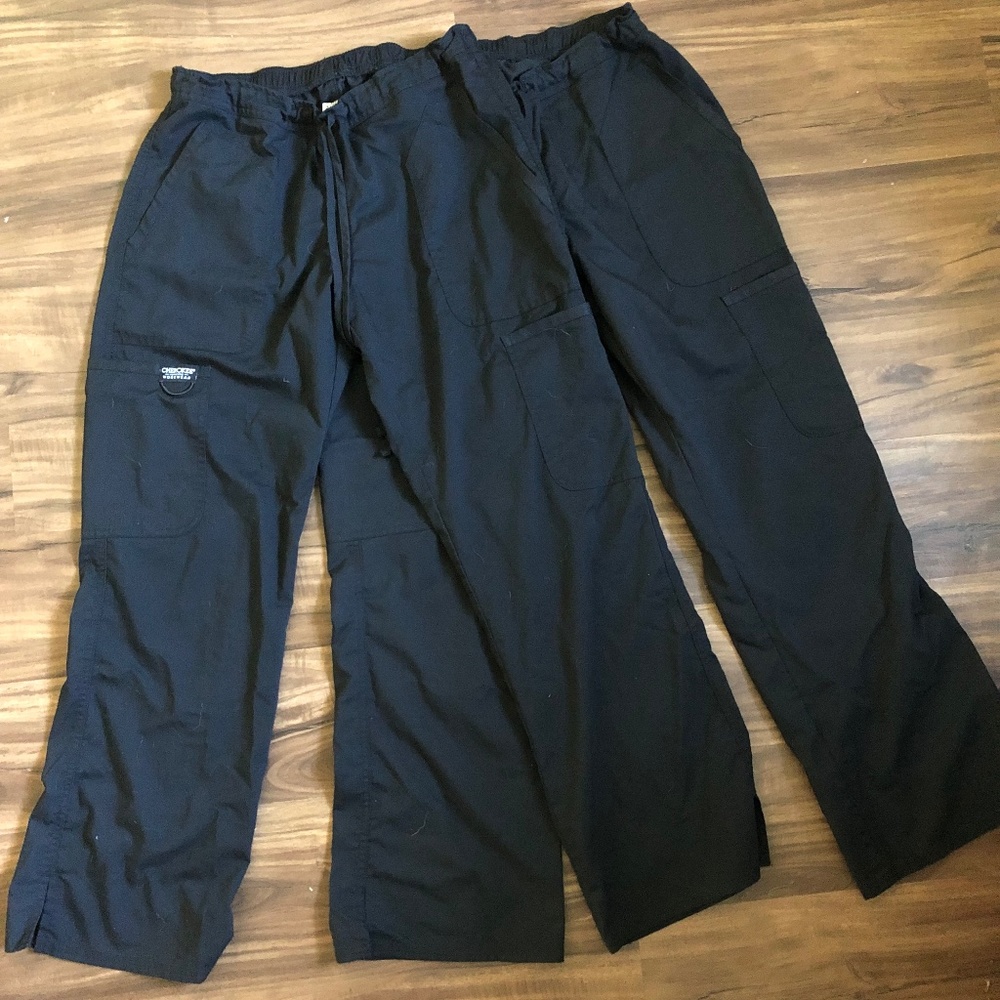 Two Cherokee Petite Small Scrub Bottoms